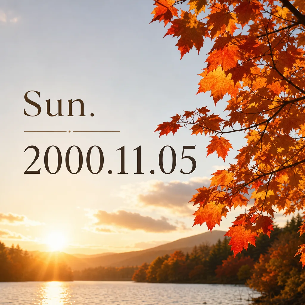 Sun. 2000.11.05