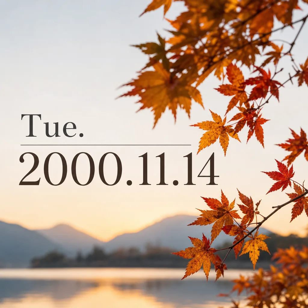 Tue. 2000.11.14