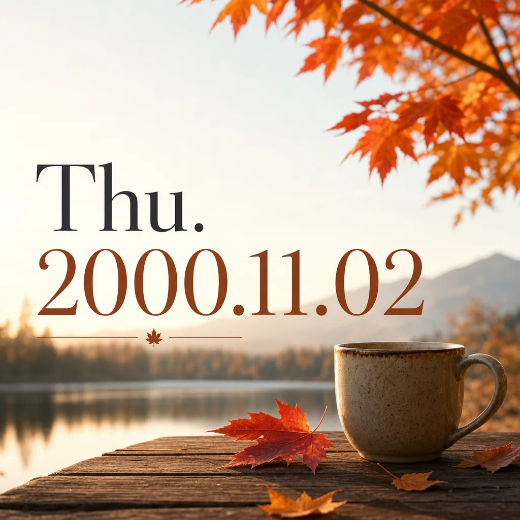 Thu. 2000.11.02