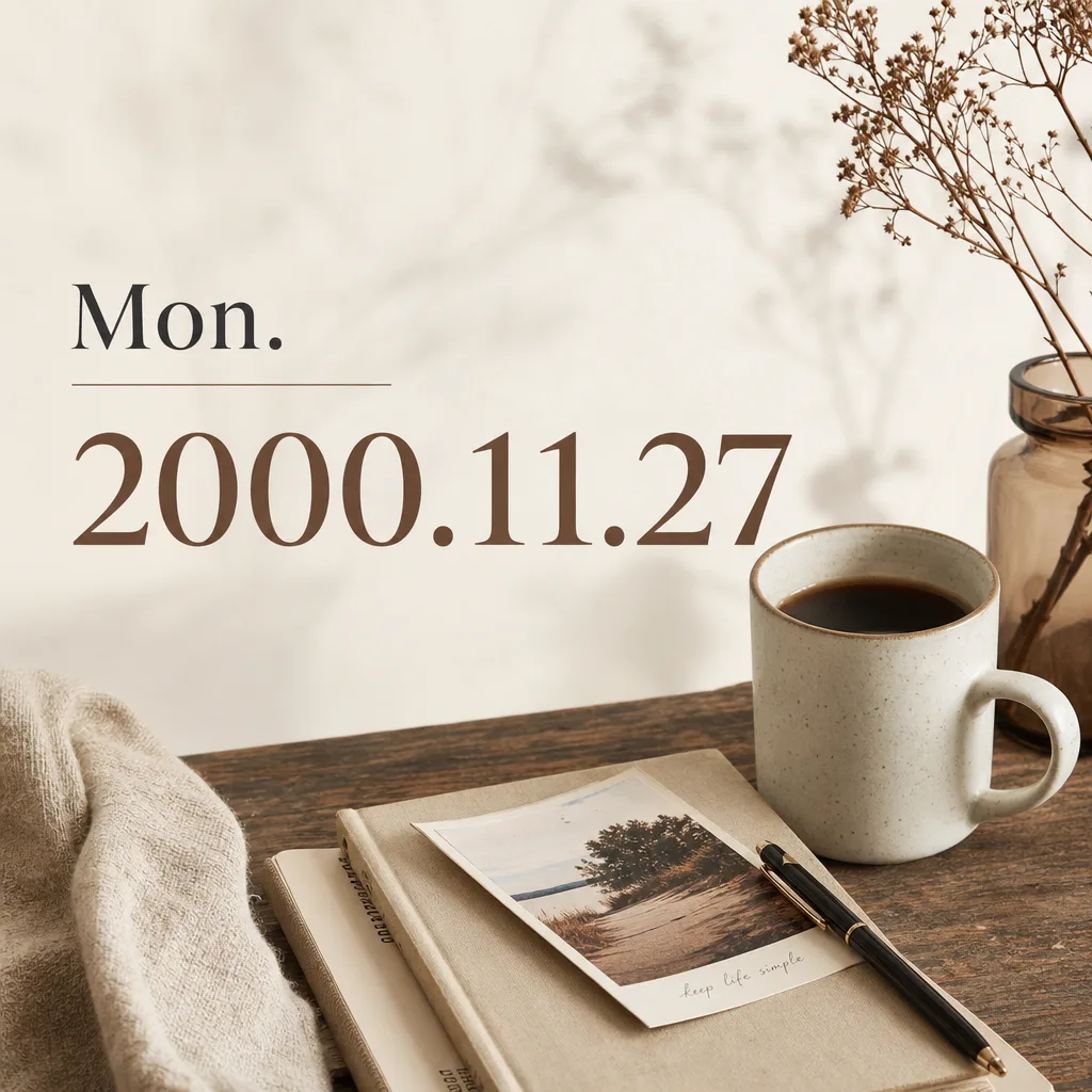 Mon. 2000.11.27