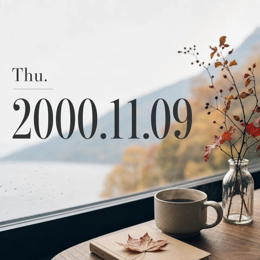 Thu. 2000.11.09
