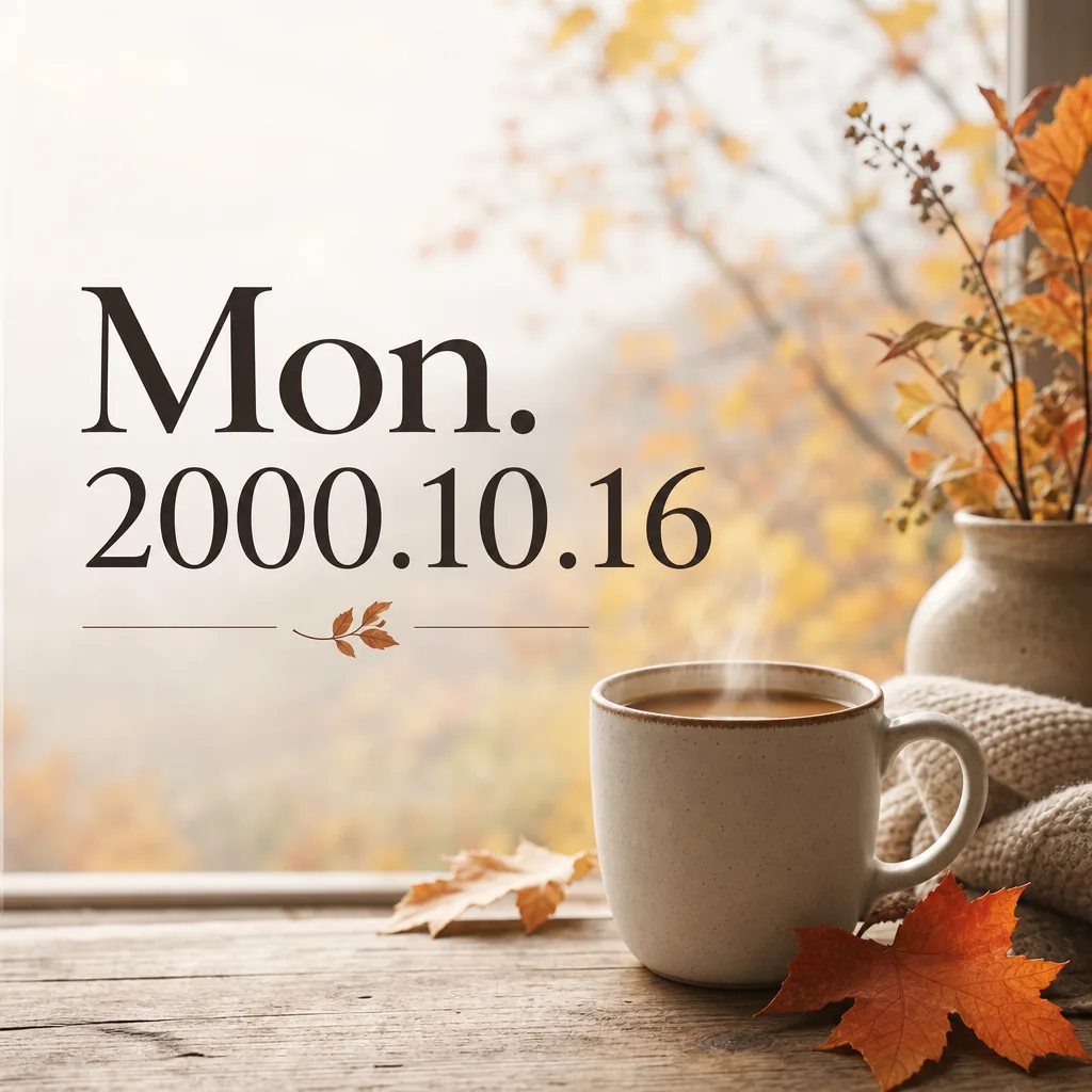 Mon. 2000.10.16