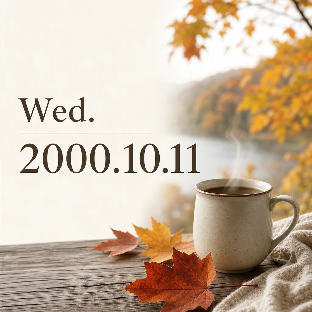 Wed. 2000.10.11