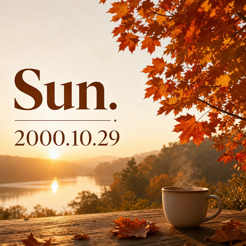 Sun. 2000.10.29