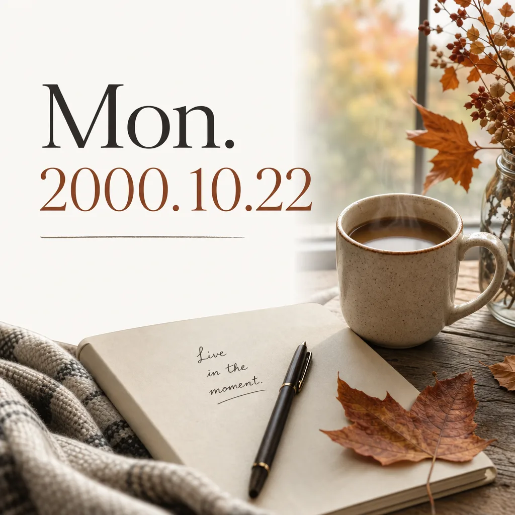 Mon. 2000.10.22