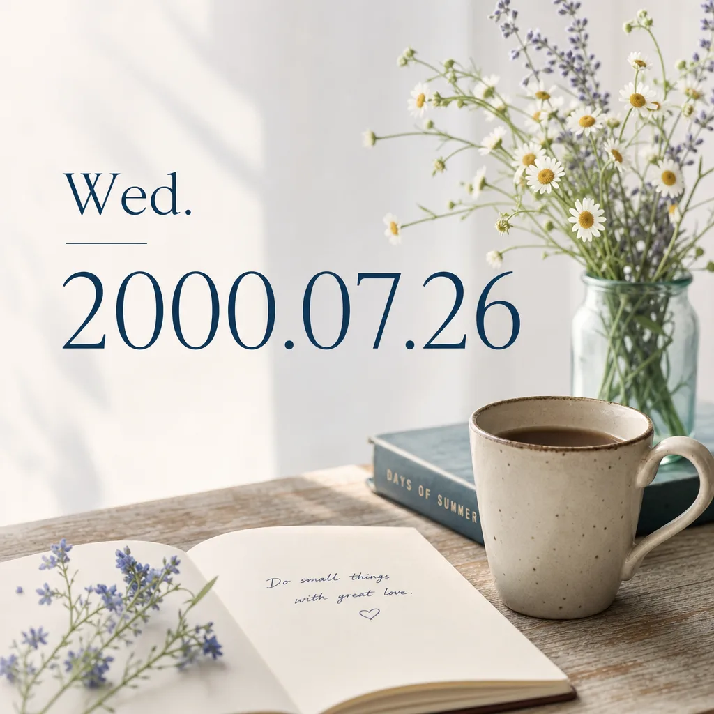 Wed. 2000.07.26