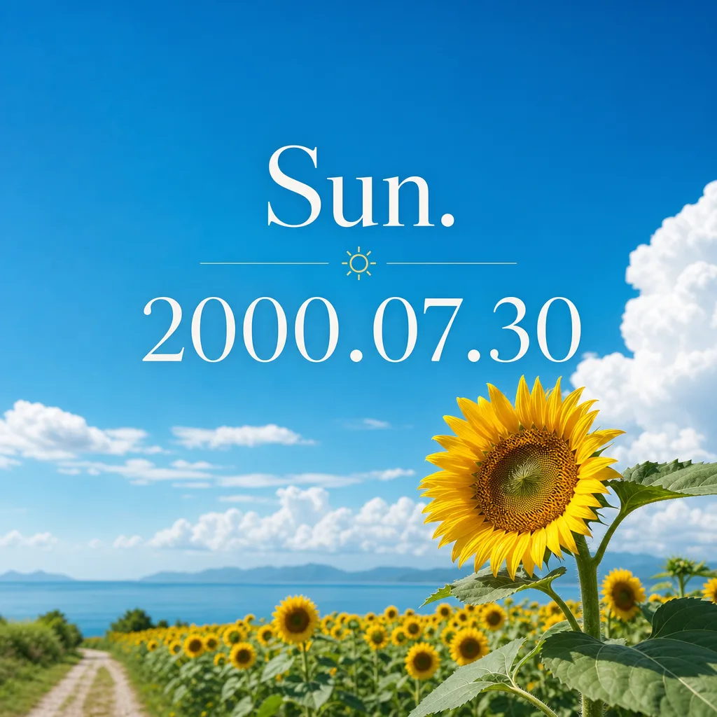 Sun. 2000.07.30