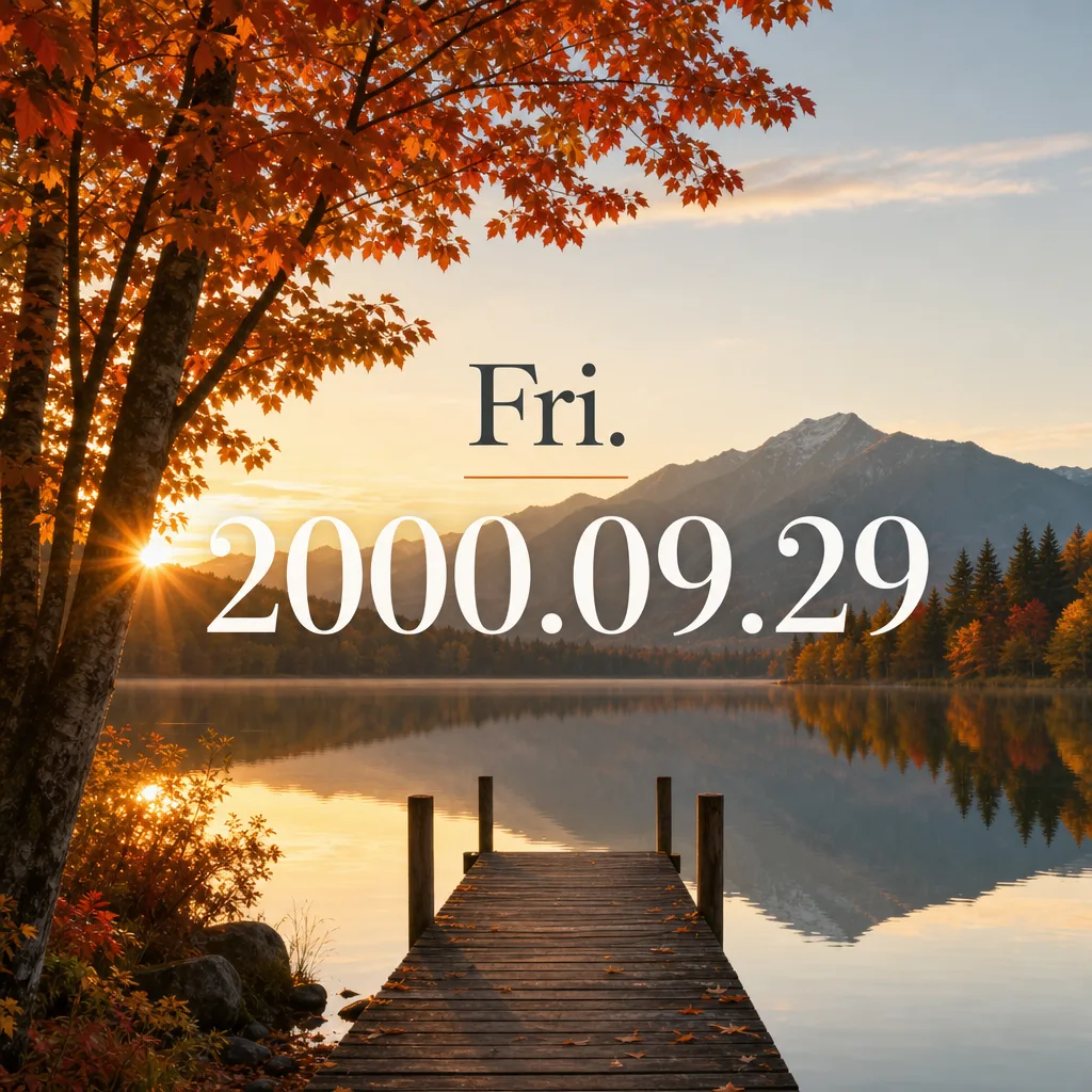 Fri. 2000.09.29