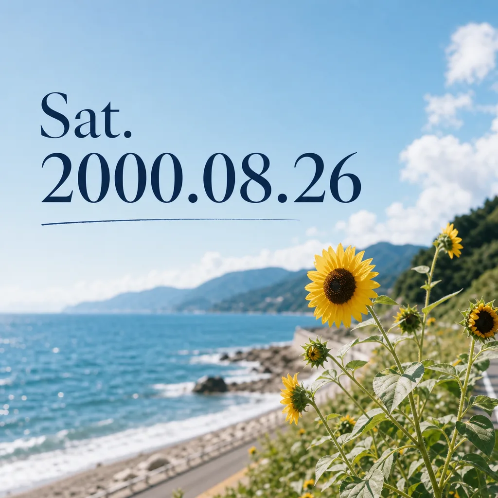 Sat. 2000.08.26