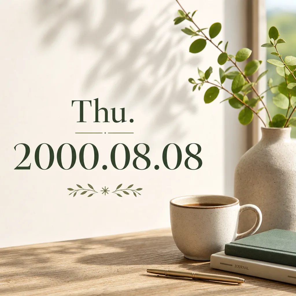 Thu. 2000.08.08