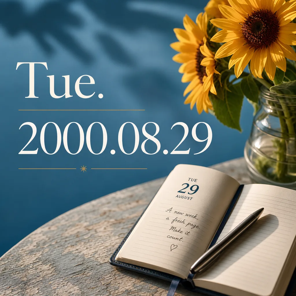 Tue. 2000.08.29