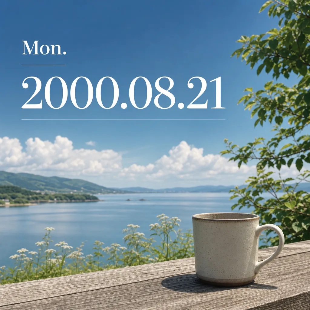 Mon. 2000.08.21