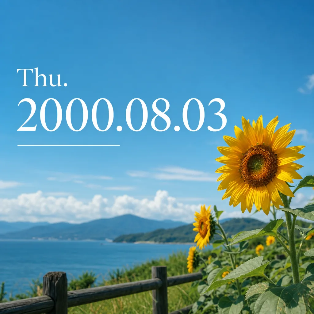 Thu. 2000.08.03