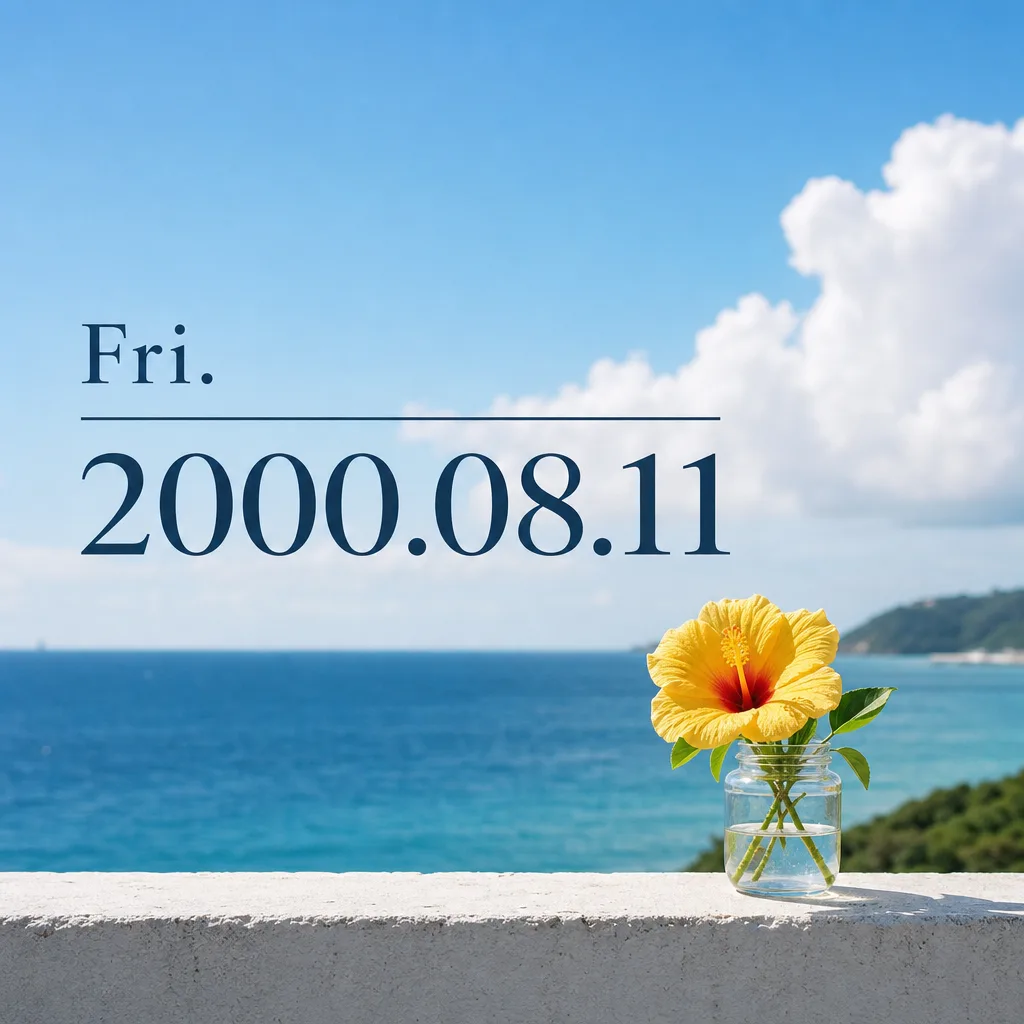 Fri. 2000.08.11