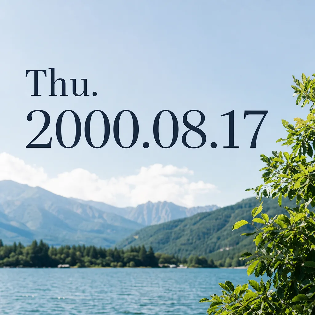 Thu. 2000.08.17