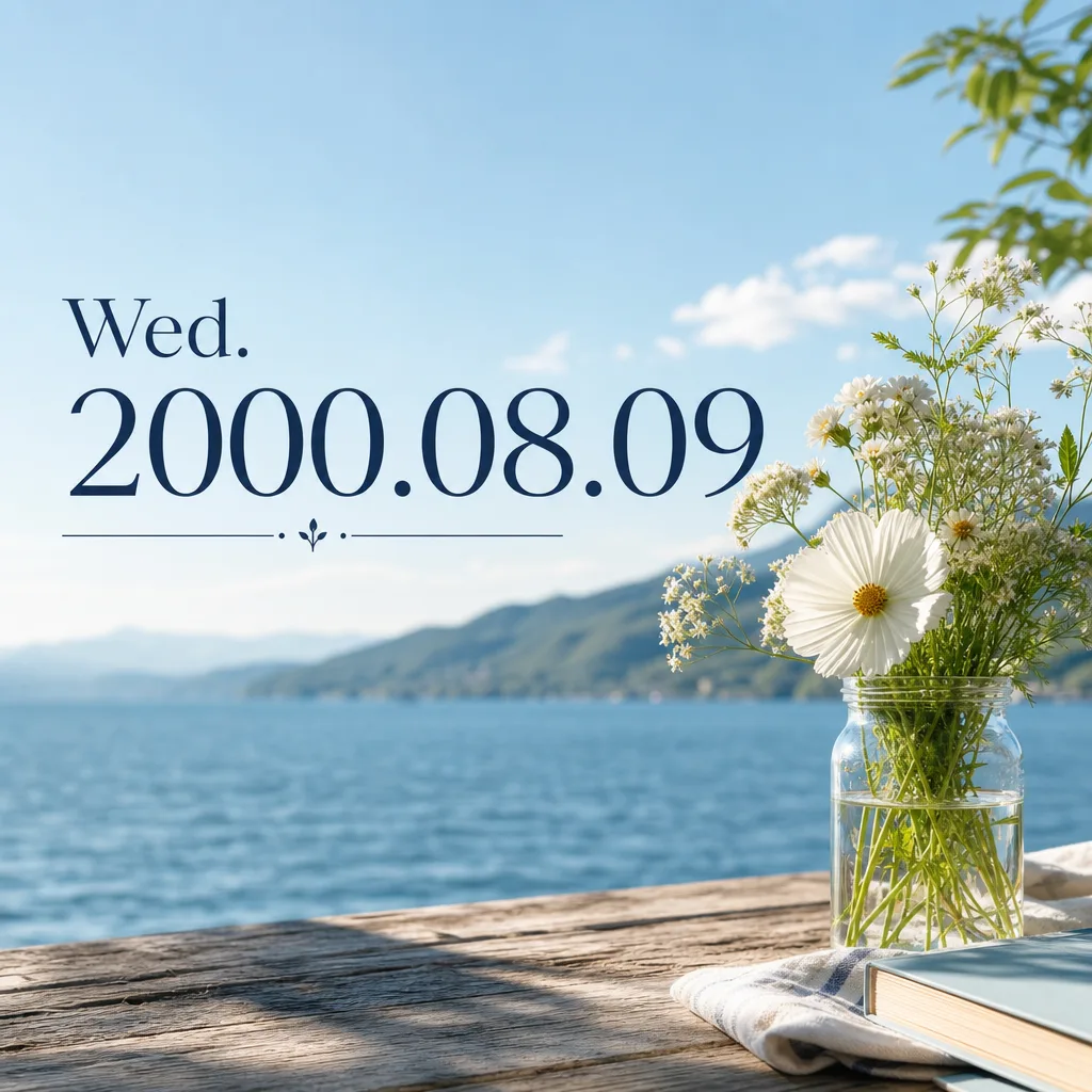 Wed. 2000.08.09