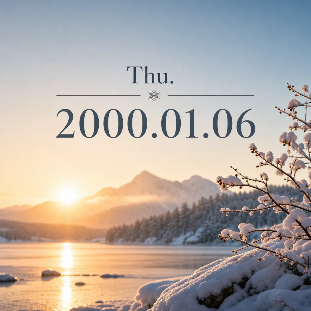 Thu. 2000.01.06