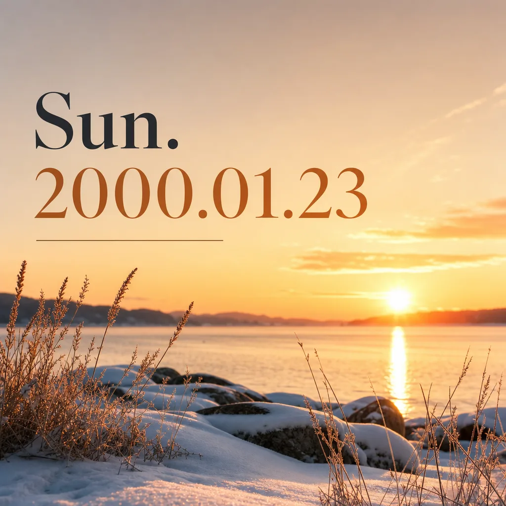Sun. 2000.01.23