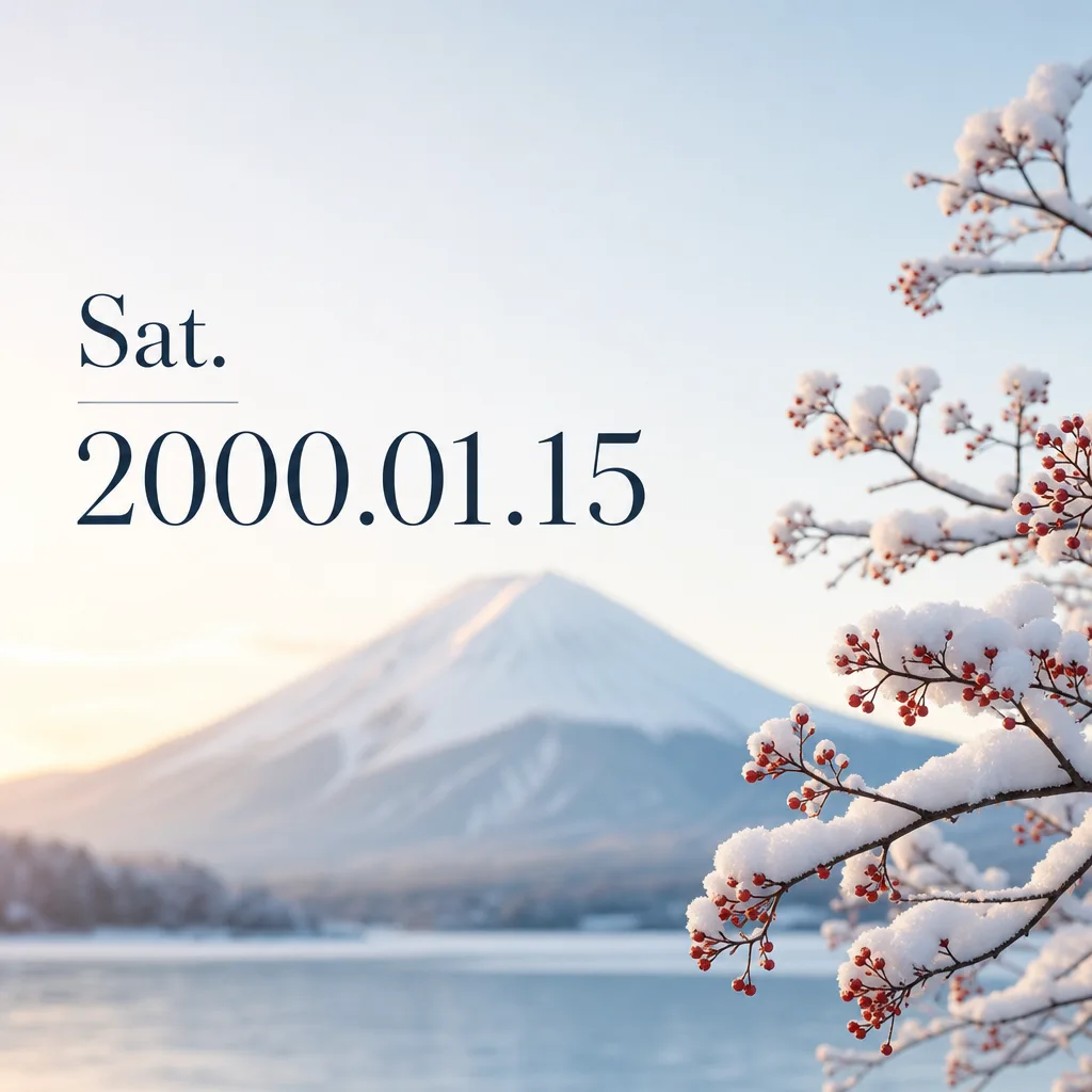 Sat. 2000.01.15