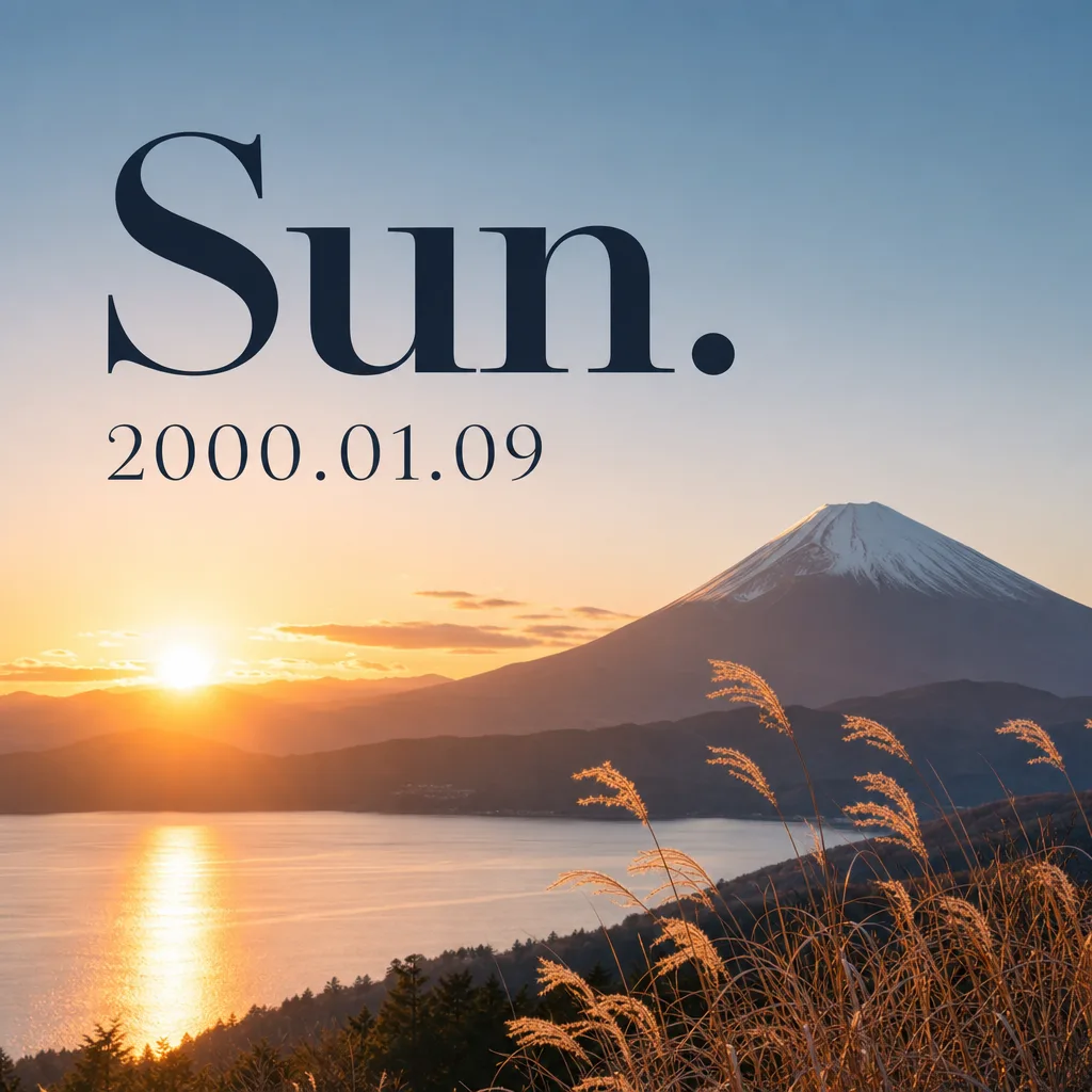 Sun. 2000.01.09