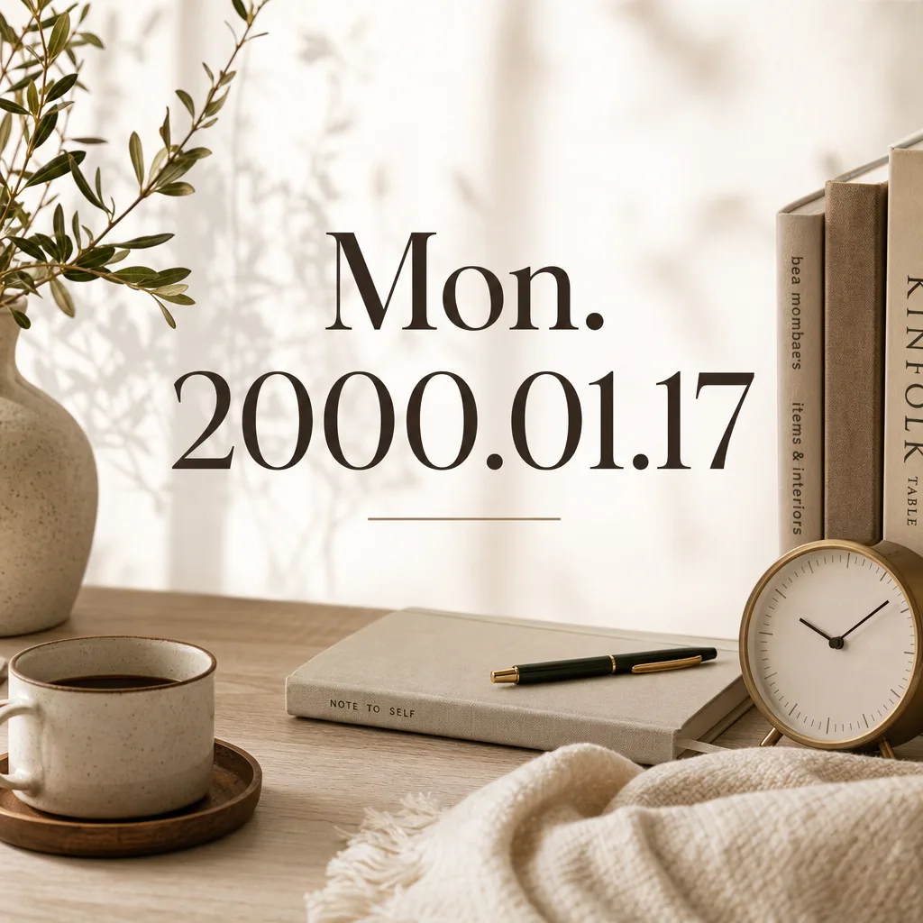 Mon. 2000.01.17