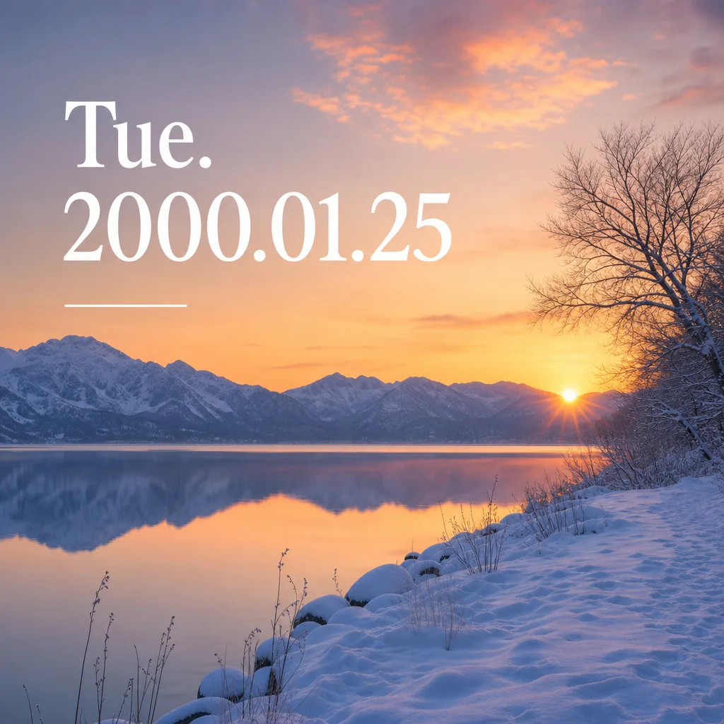 Tue. 2000.01.25