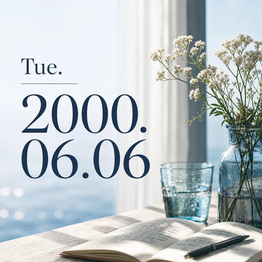Tue. 2000.06.06