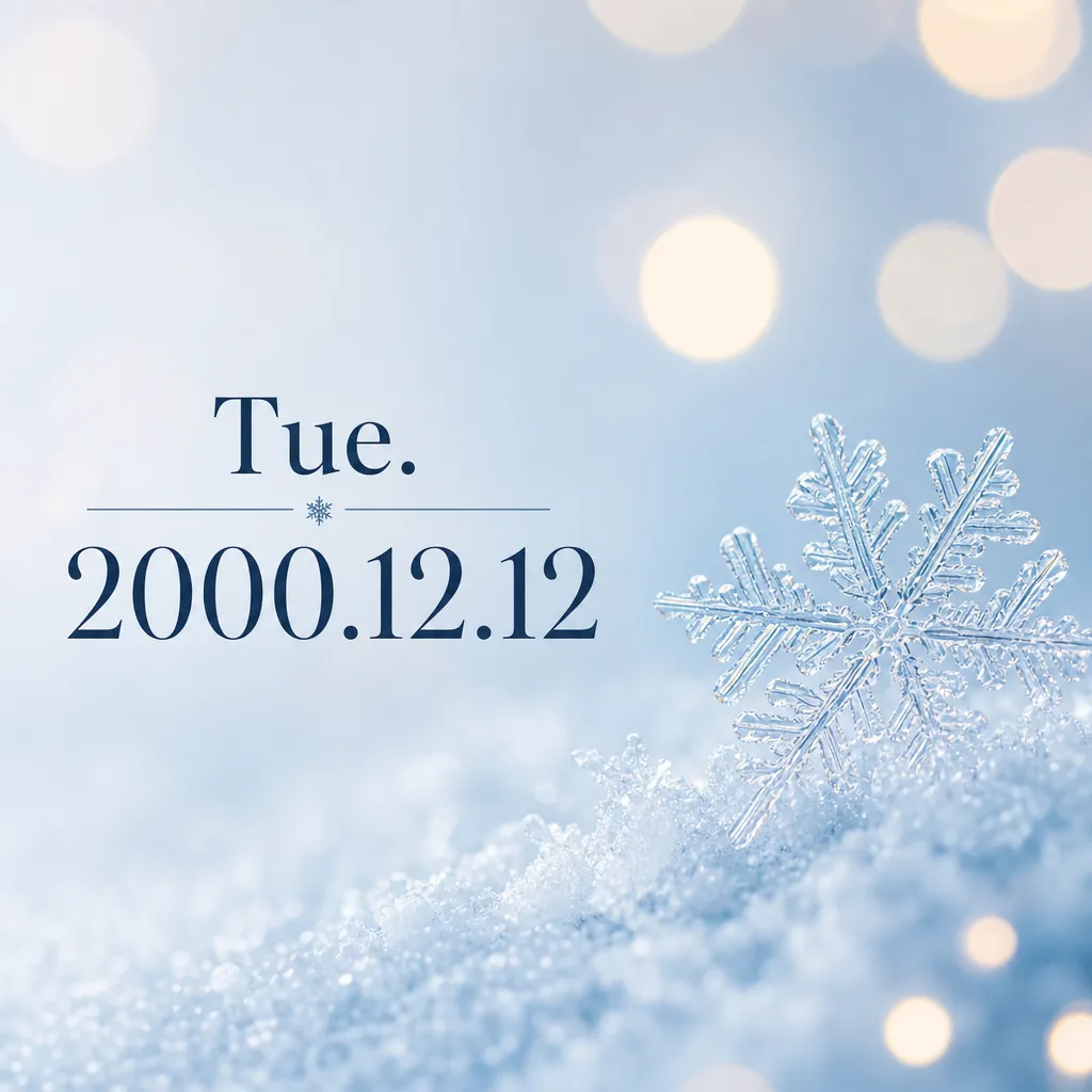 Tue. 2000.12.12