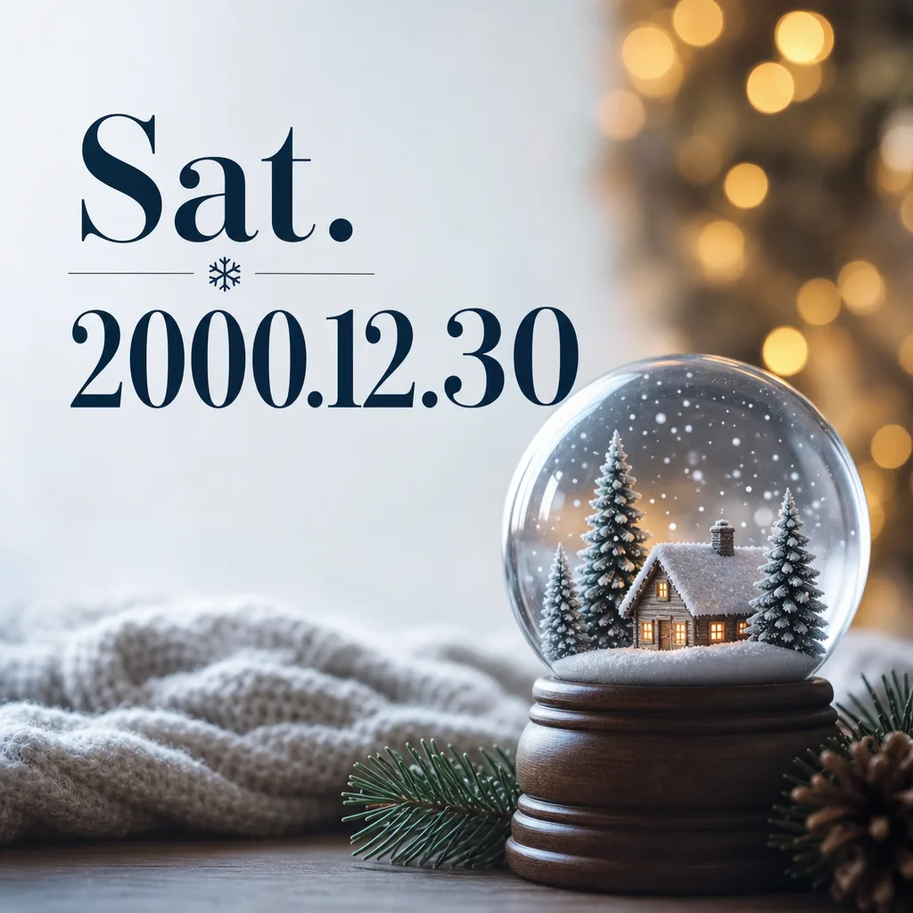 Sat. 2000.12.30