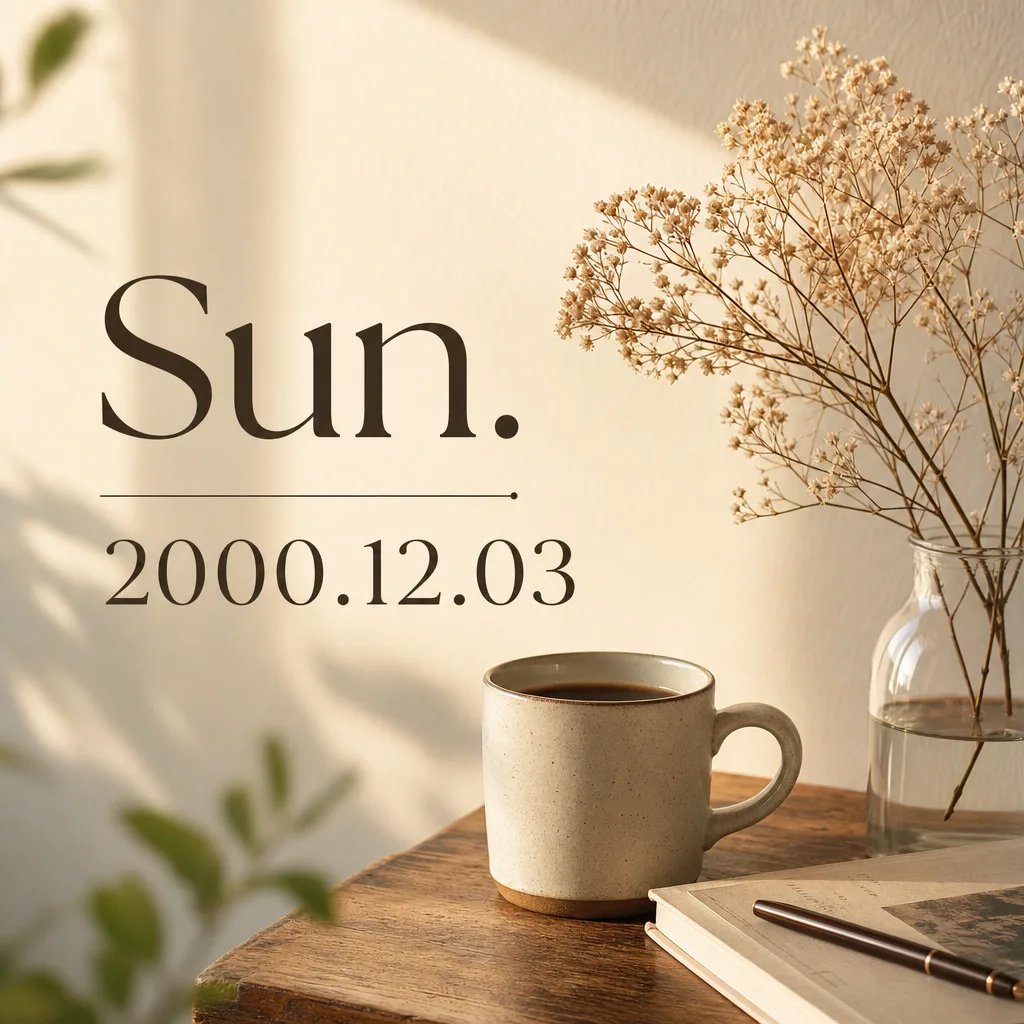 Sun. 2000.12.03