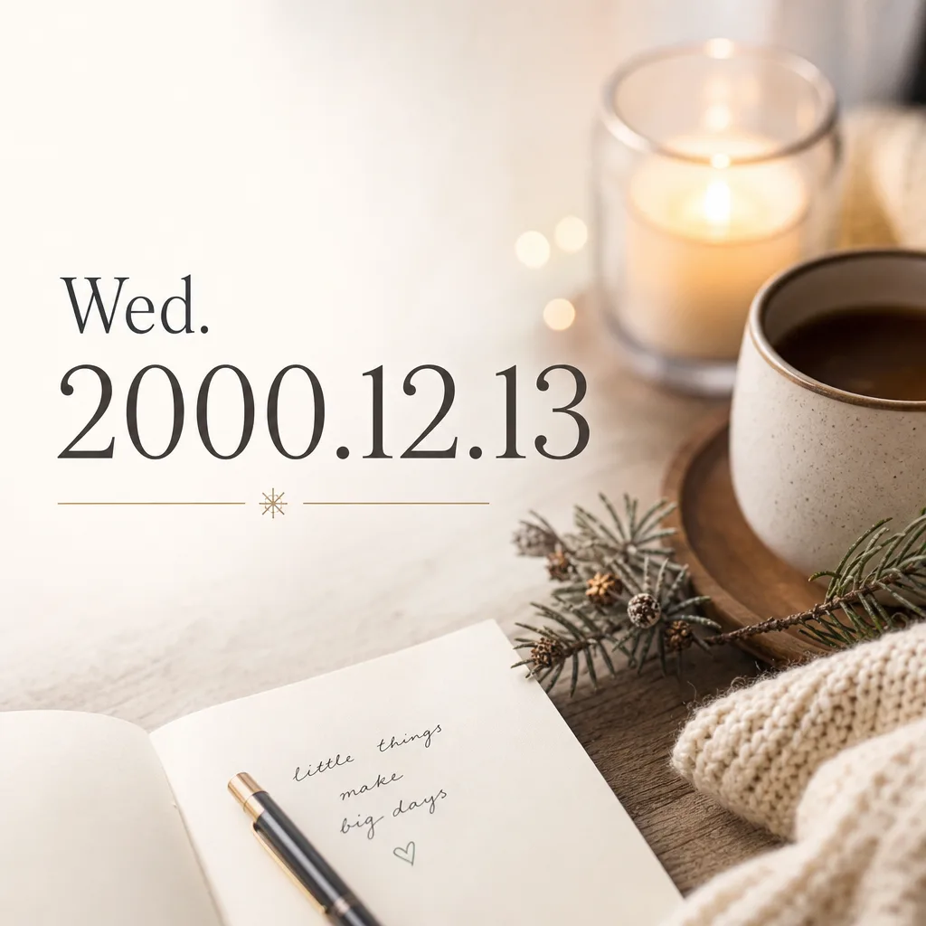 Wed. 2000.12.13