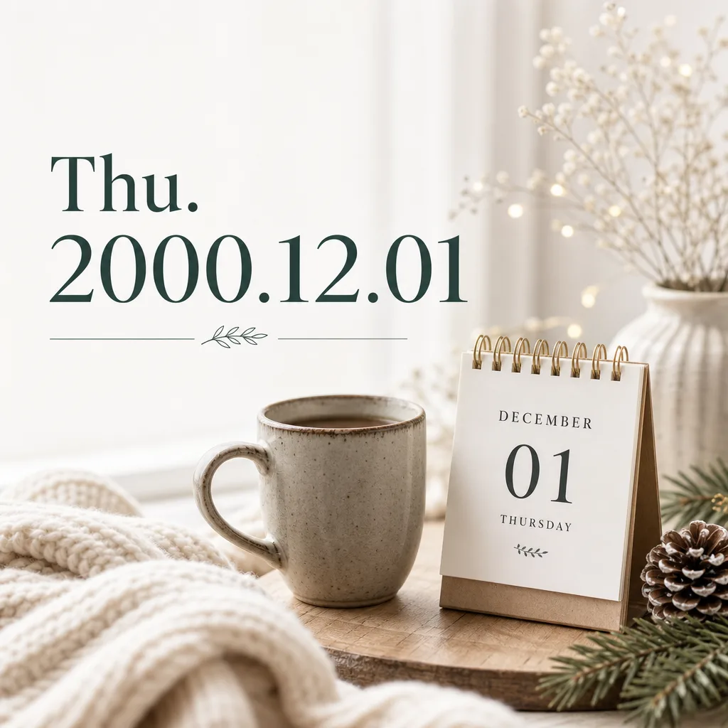 Thu. 2000.12.01