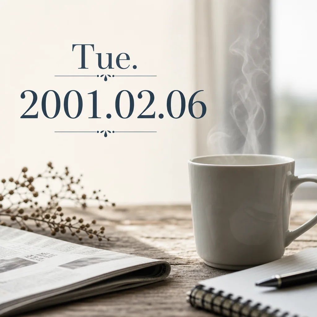 Tue. 2001.02.06