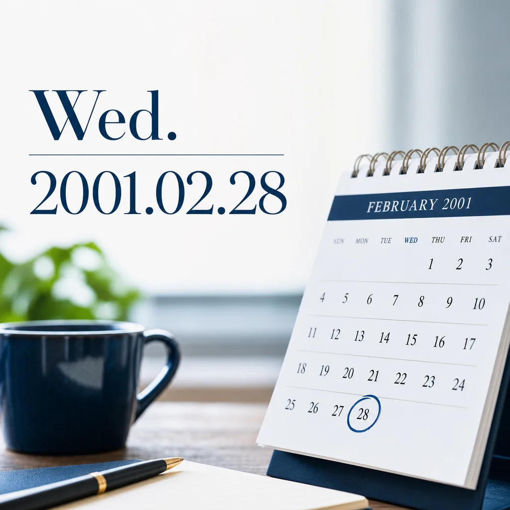 Wed. 2001.02.28