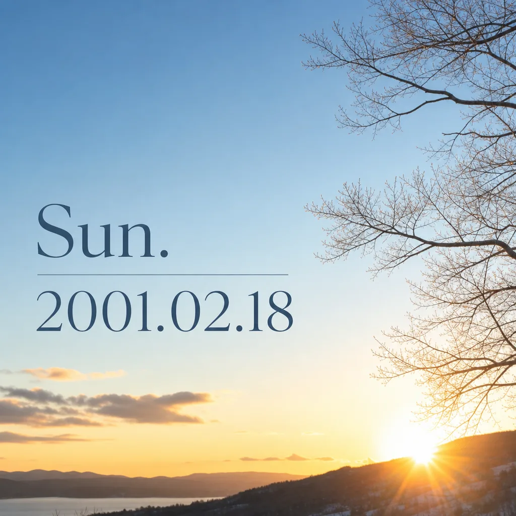 Sun. 2001.02.18