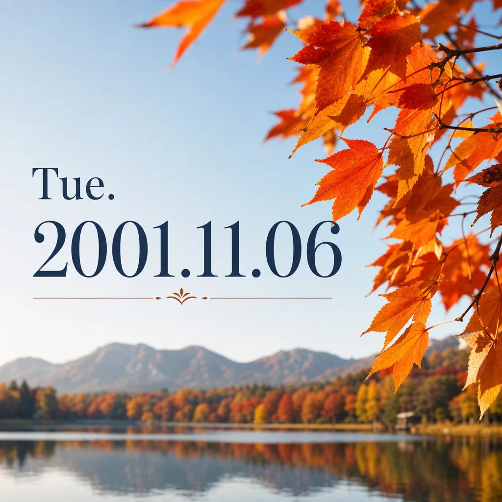 Tue. 2001.11.06
