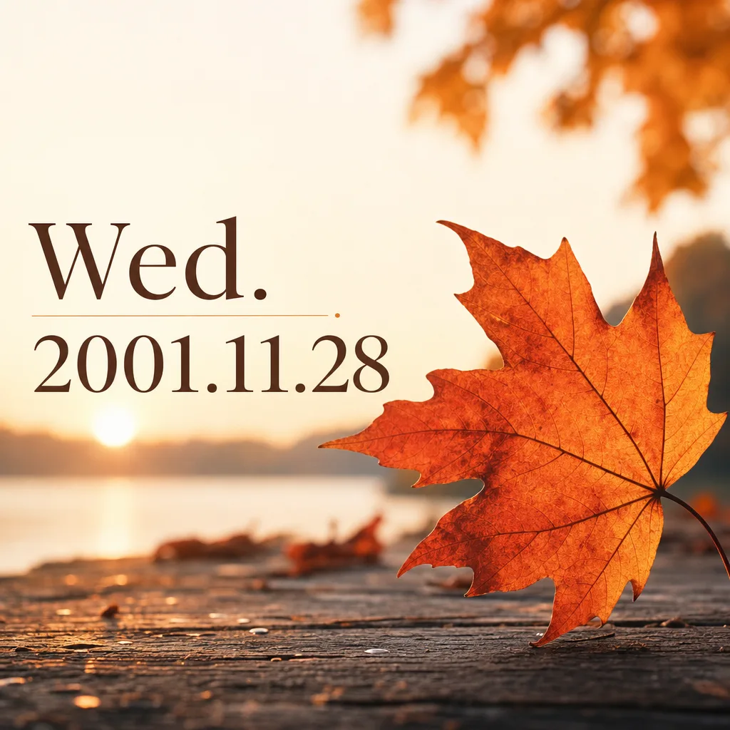 Wed. 2001.11.28