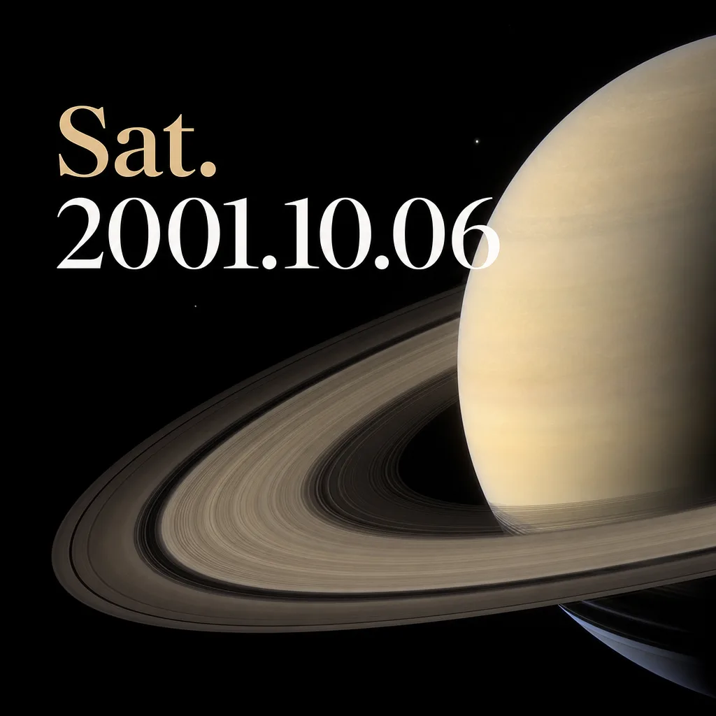 Sat. 2001.10.06