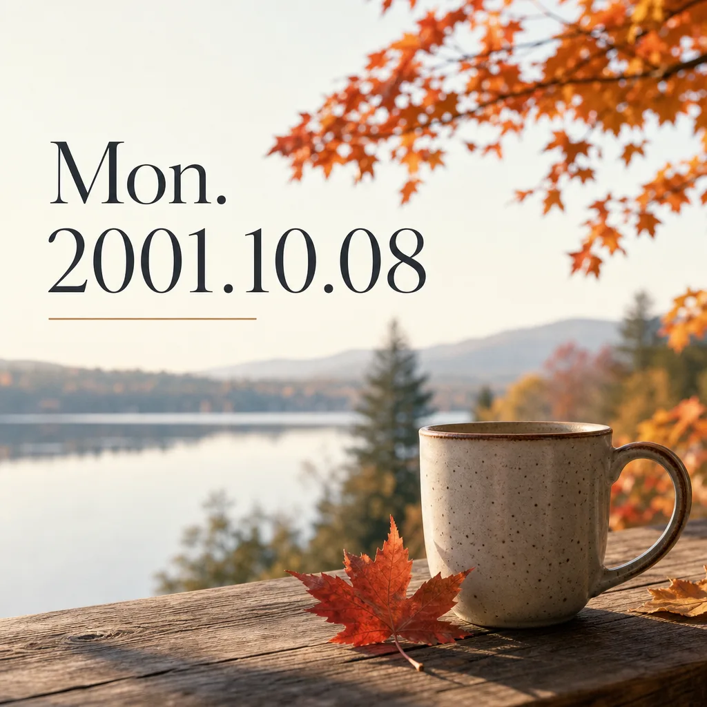 Mon. 2001.10.08