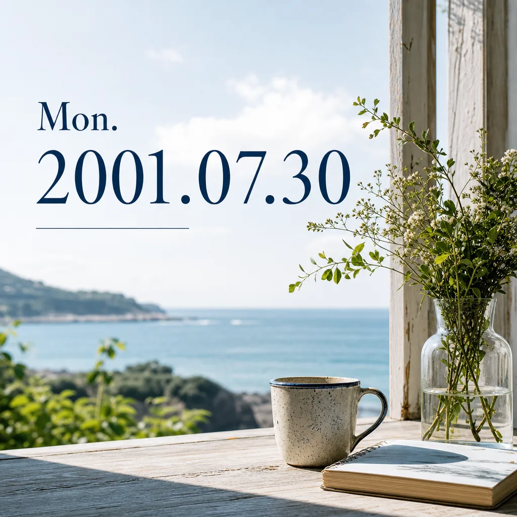 Mon. 2001.07.30