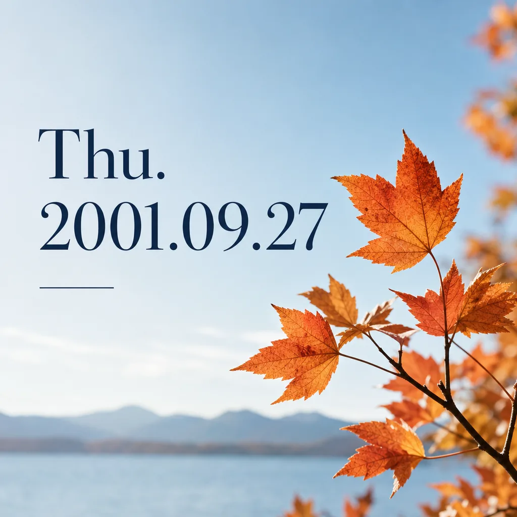 Thu. 2001.09.27