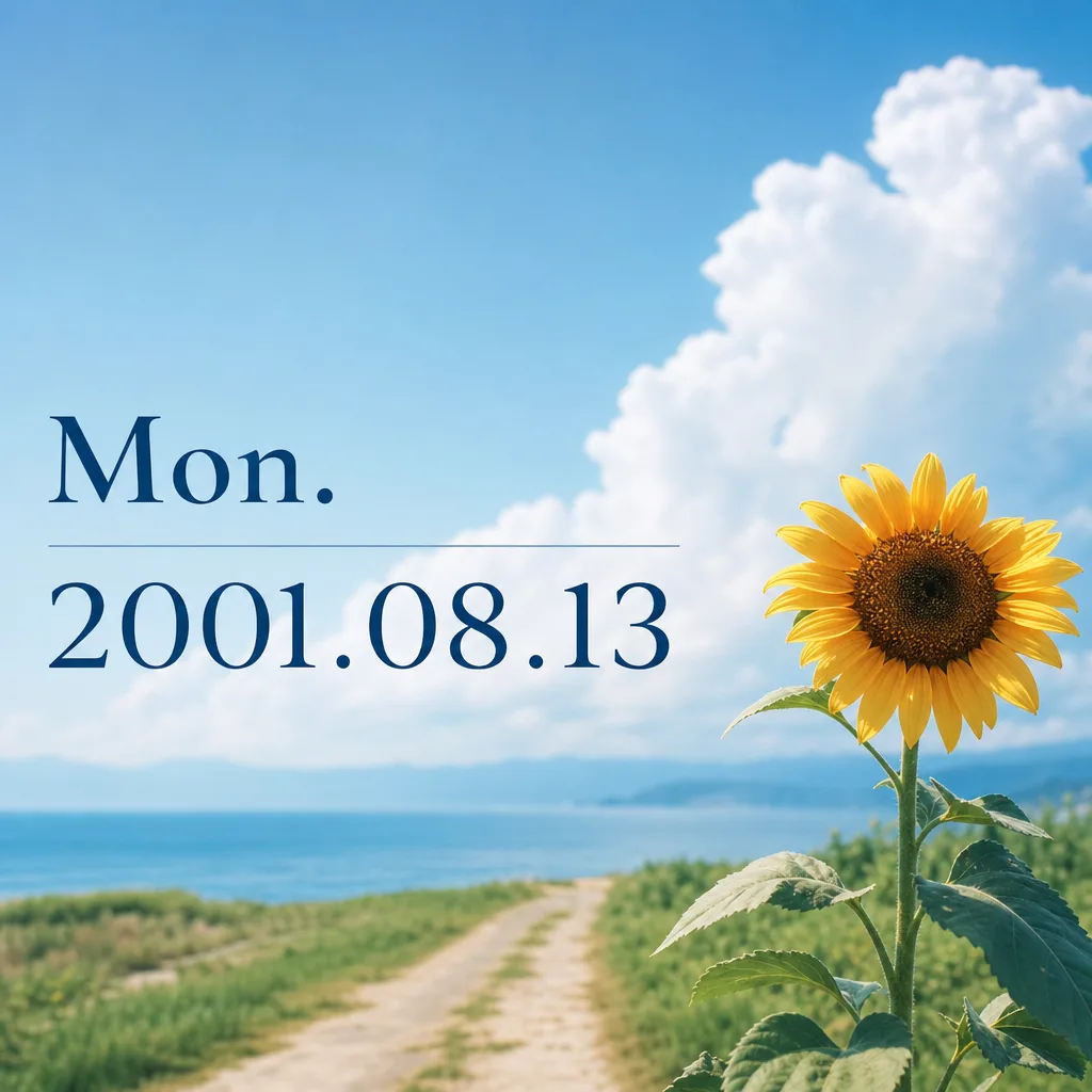 Mon. 2001.08.13