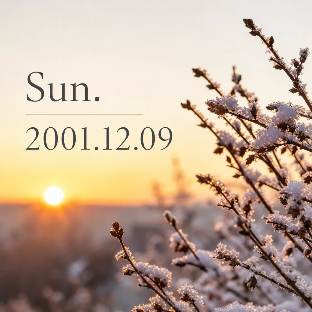 Sun. 2001.12.09