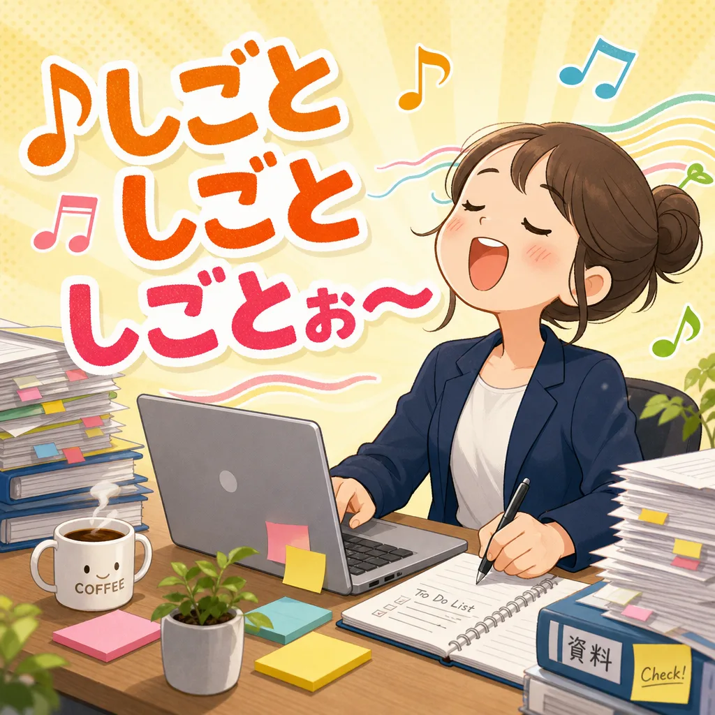 ♪しごとしごとしごとぉ～