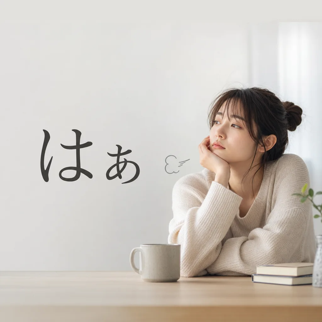 はぁ