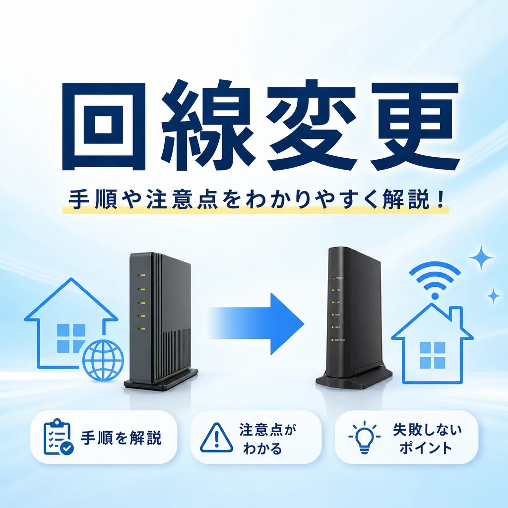 回線変更