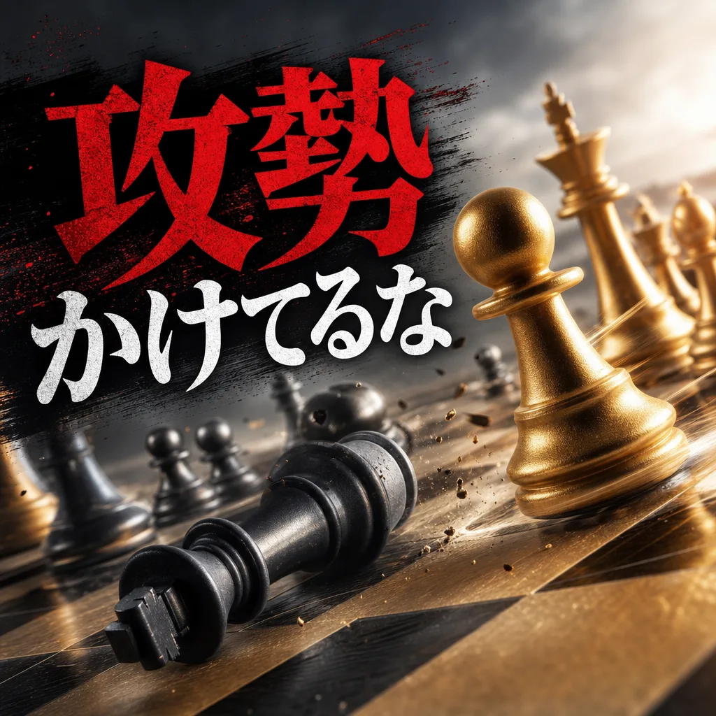 攻勢かけてるな