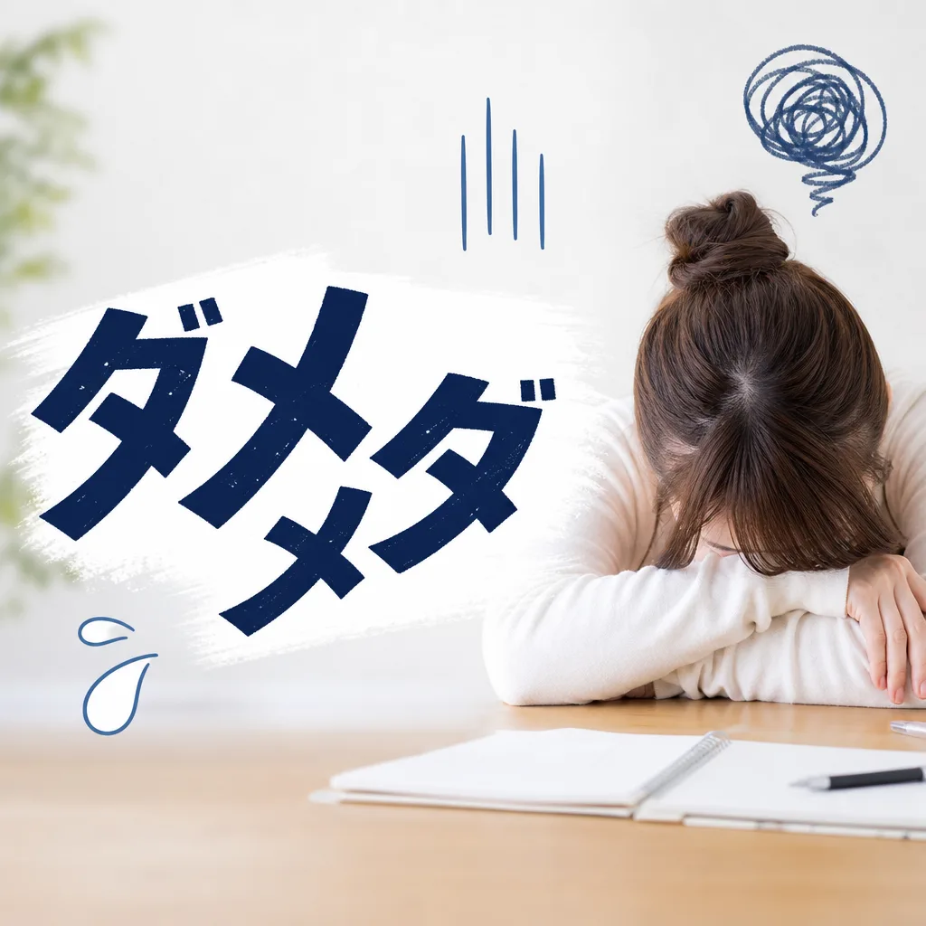 ダメダメ