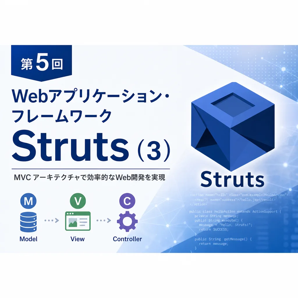 第5回 Webアプリケーション・フレームワークStruts(3)