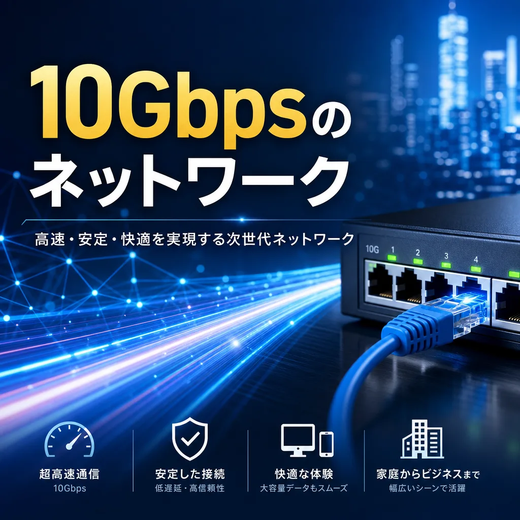 10Gbpsのネットワーク
